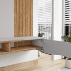 Painel Para Tv Até 65 Polegadas Búzios Cinamomo/off-white