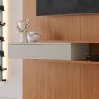 Painel Para Tv Até 65 Polegadas Com Led Mdf 182cmx217cm Em Co