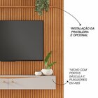 Painel Para Tv Até 65 Polegadas Com Ripado Em Mdf 240 X 207m