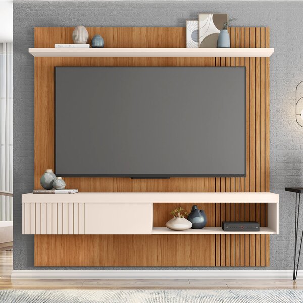 Painel Para Tv Até 65 Polegadas Com Ripado Moon