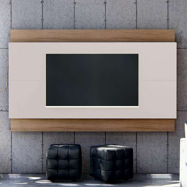 Painel Para Tv Até 65 Polegadas Expand Ii Off White E Noce