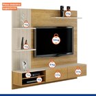 Painel Para Tv Até 65 Polegadas Frisado Montana Cinamomo/off