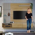 Painel Para Tv Até 65 Polegadas Frisado Montana Cinamomo/off