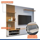 Painel Para Tv Até 65 Polegadas Frisado Montana Off White/cin