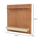 Painel Para Tv Até 65 Polegadas Kira Com Led 2 Gv Freijó E Of