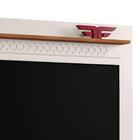 Painel Para Tv Até 65 Polegadas Lara Off White Matte Frade Mo