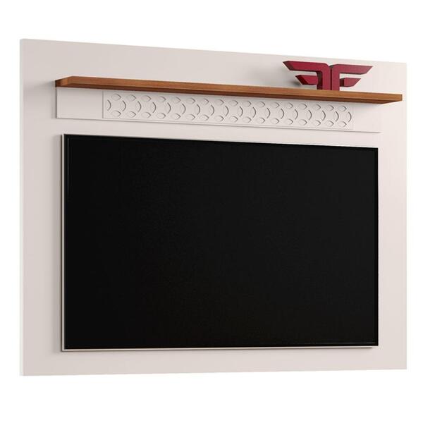 Painel Para Tv Até 65 Polegadas Lara Off White Matte Frade Mo