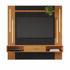 Painel Para Tv Até 65 Polegadas Louvor Candian Cinamom/preto