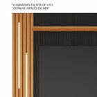 Painel Para Tv Até 65 Polegadas Louvor Candian Cinamom/preto