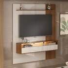 Painel Para Tv Até 65 Polegadas Matisse Frisado 1 Porta Bascu