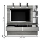 Painel Para Tv Até 65 Polegadas Miami Cinamomo/off White