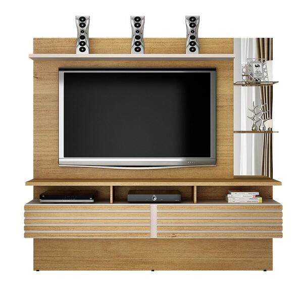 Painel Para Tv Até 65 Polegadas Miami Cinamomo/off White