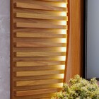 Painel Para Tv Até 65 Polegadas Mocha 2 Portas Ripado Com Led