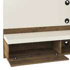 Painel Para Tv Até 65 Polegadas Mônaco Off White E Marrom 180