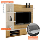 Painel Para Tv Até 65 Polegadas Montana Cinamomo E Off White