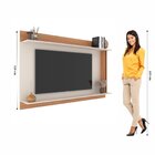 Painel Para Tv Até 65 Polegadas New York Freijó/off White