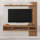 Painel Para Tv Até 65 Polegadas Norton Off White E Buriti