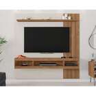 Painel Para Tv Até 65 Polegadas Norton Off White E Buriti