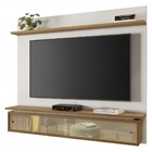 Painel Para Tv Até 65 Polegadas Off White/freijó Trend Nt1200