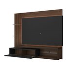 Painel Para Tv Até 65 Polegadas Prateleiras De Vidro E Fita L