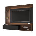 Painel Para Tv Até 65 Polegadas Prateleiras De Vidro E Fita L