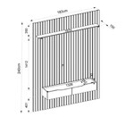 Painel Para Tv Até 65 Polegadas Pratic Dj Móveis