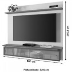 Painel Para Tv Até 65 Polegadas Preto/freijó Trend Nt1200 - N
