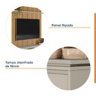 Painel Para Tv Até 65 Polegadas Ripado Com Led Samambaia Cabe