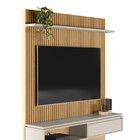 Painel Para Tv Até 65 Polegadas Ripado Com Led Samambaia Cabe