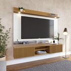 Painel Para Tv Até 65 Polegadas Ripado E Led Azaléia Cabecasa