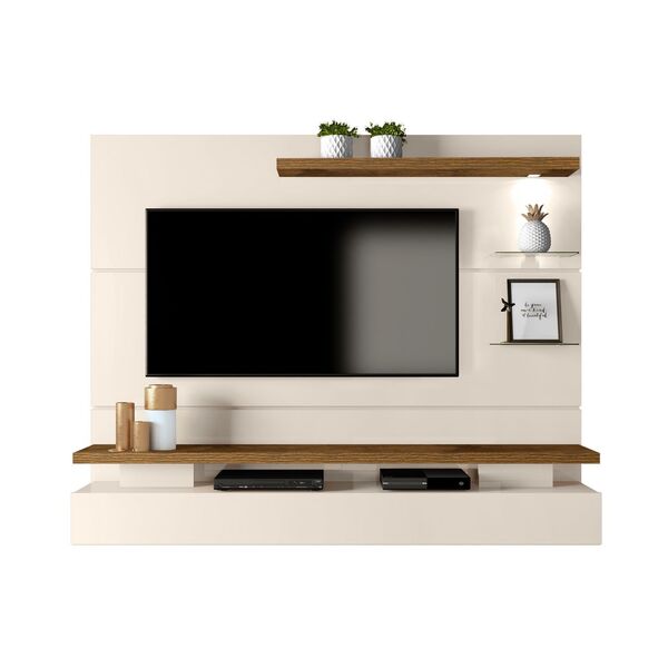 Painel Para Tv Até 65 Polegadas Suspenso Com Led Grécia Cor C