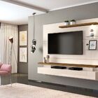 Painel Para Tv Até 65 Polegadas Suspenso Com Led Grécia Cor C