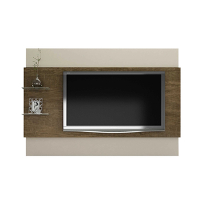 Painel Para Tv Até 65 Polegadas Turin Valdemóveis Ipê/off White | Leroy ...