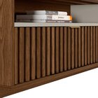 Painel Para Tv Até 65' Ripado 2 Portas Com Nicho Marianne Fre