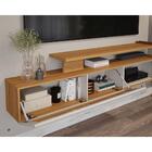 Painel Para Tv Até 65" Saquarema Permobili Off White/nature