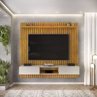 Painel Para Tv Até 70 Com 1 83 X 1 75cm Ragusa Cedro - Bali -
