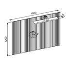 Painel Para Tv Até 70 Polegadas 120cmx180cm Frisos Decorativo