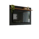 Painel Para Tv Até 70 Polegadas 180cm Portugal Notável Preto/