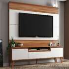 Painel Para Tv Até 70 Polegadas 180cm Retro Mdf Nogal Com Bra