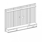 Painel Para Tv Até 70 Polegadas 1 Porta Rio Dj Móveis