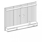 Painel Para Tv Até 70 Polegadas 1 Porta Rio Dj Móveis