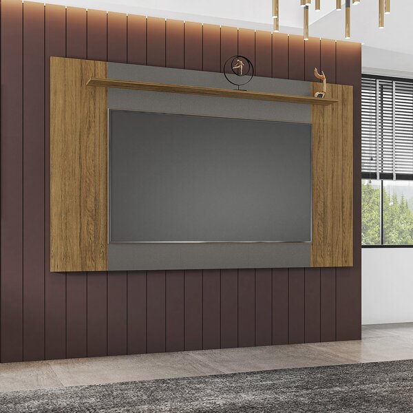 Painel Para Tv Até 70 Polegadas 1 Prateleira Doha Móveis Bech