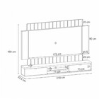 Painel Para Tv Até 70 Polegadas 2 Portas Illusion 2.2 Hb Móve
