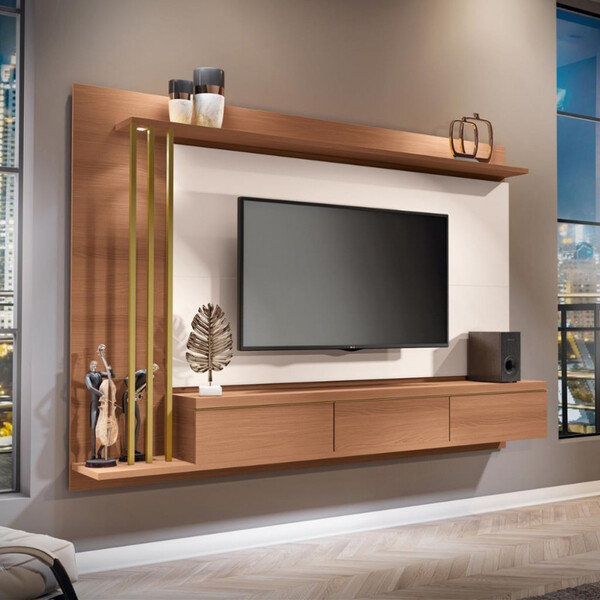Painel Para Tv Até 70 Polegadas 3 Portas Splend Hb Móveis