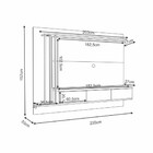Painel Para Tv Até 70 Polegadas 3 Portas Splend Hb Móveis