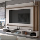 Painel Para Tv Até 70 Polegadas Christiania 3 Portas Ripado A