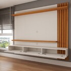 Painel Para Tv Até 70 Polegadas Christiania Ripado Cinamomo/o