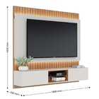 Painel Para Tv Até 70 Polegadas Com Led 2 Portas 1 Prateleira