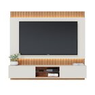 Painel Para Tv Até 70 Polegadas Com Led 2 Portas 1 Prateleira