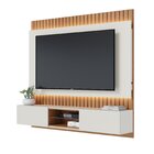 Painel Para Tv Até 70 Polegadas Com Led 2 Portas 1 Prateleira